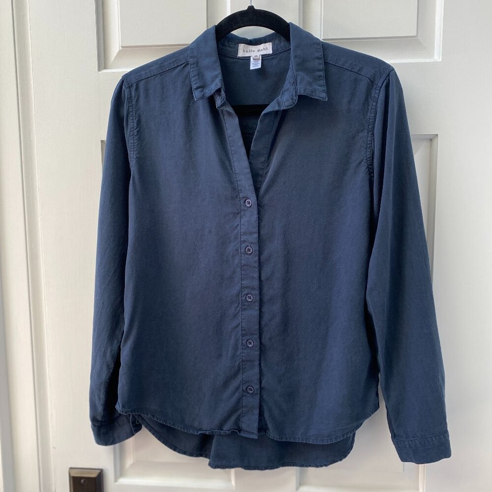 Bella Dahl 100% Tencel Button Down Blouse